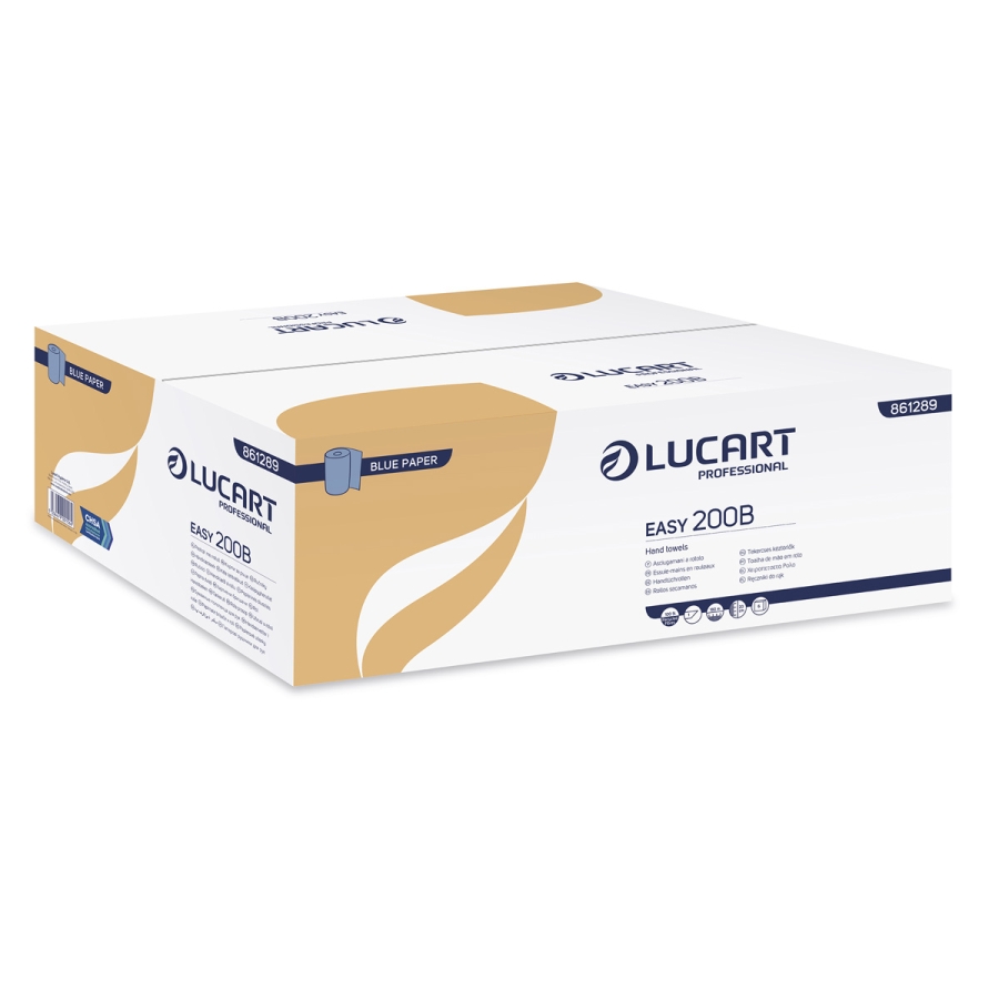 Lucart Continous Roller Towels - 180 Meters 200B (Pack of 6)