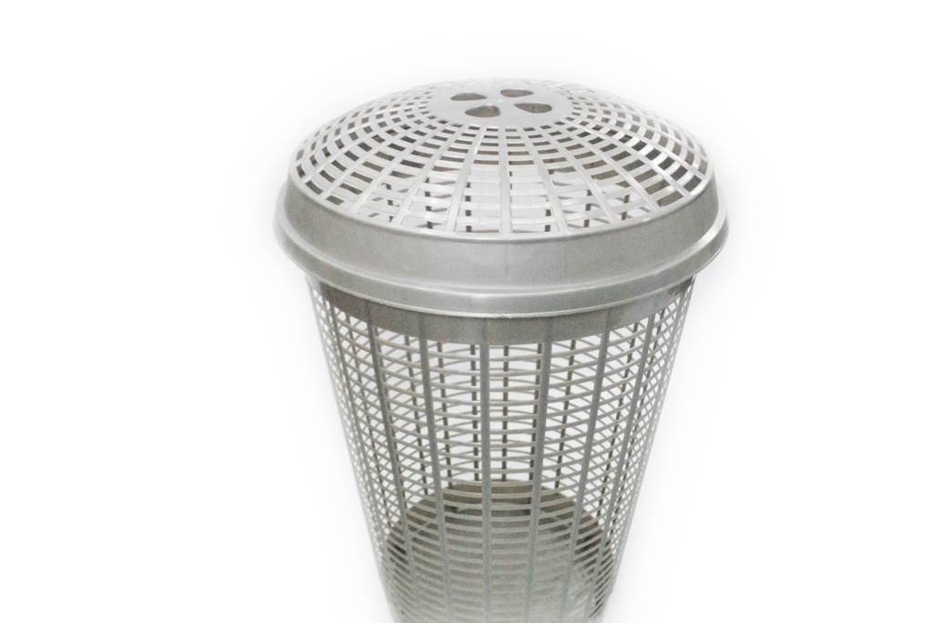 Laundry Basket Silver