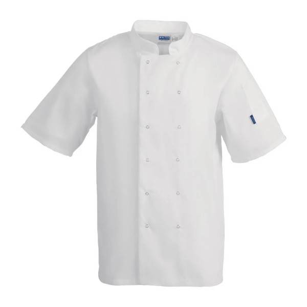 Whites Unisex Chef Jacket Short Sleeve XL