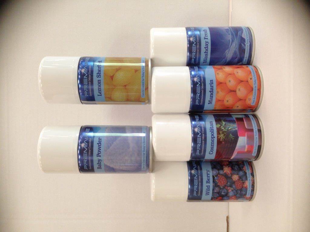Air Freshener Cans for wall dispensers, 270ml cans, Mandarin fragrance