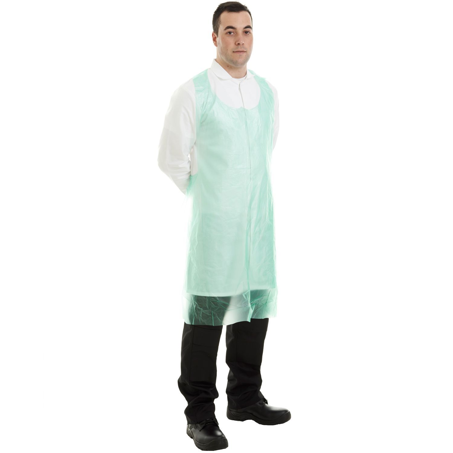 Green Disposable Aprons On A Roll (Pack of 200)