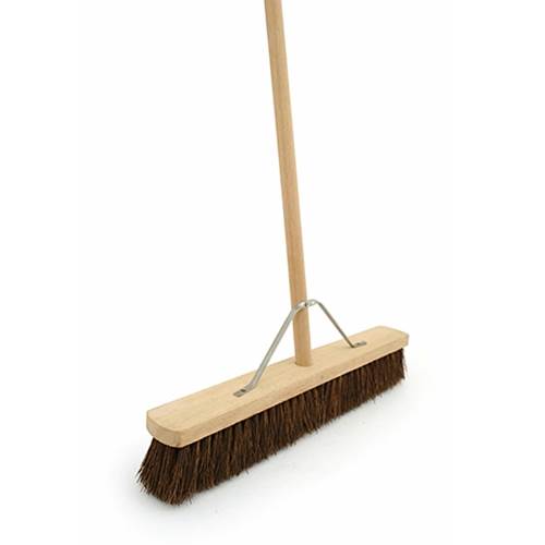 24" Stiff Broom Complete with Stale & Stay