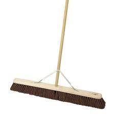 36" Stiff Broom Complete with Stale & Stay