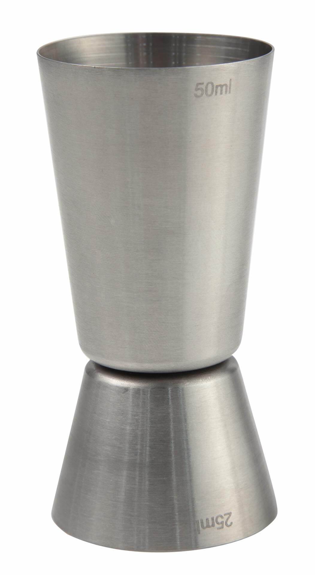 BEAUMONT 25/50ml PROFESSIONAL COCKTAIL JIGGER NOT GOVERNMENT STAMPED BAR-3178