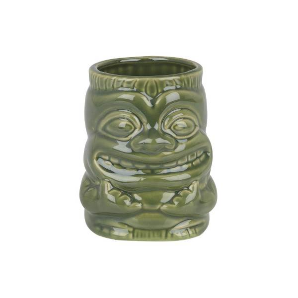 Green Tiki Mug with Handle 425ml