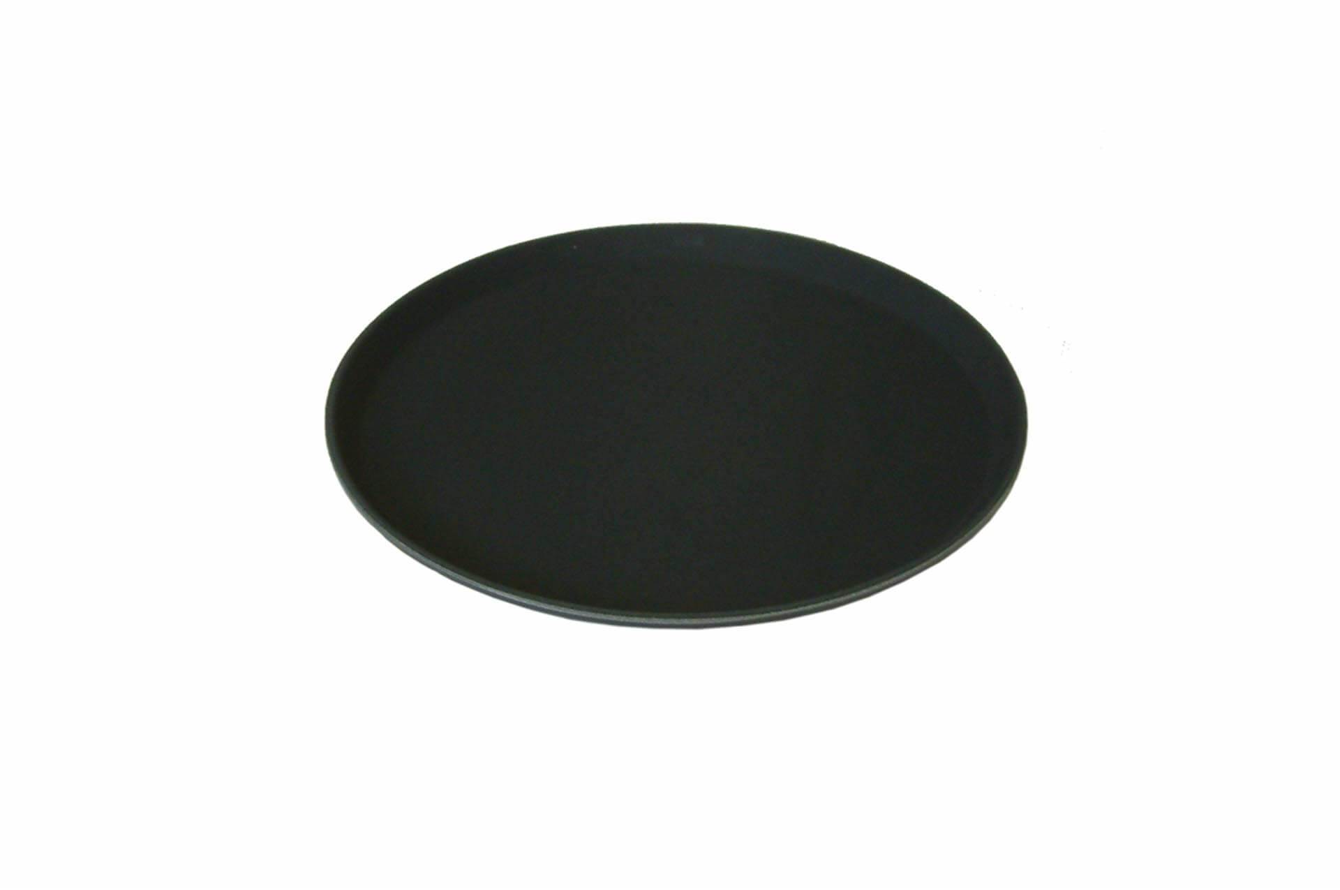 BEAUMONT 11" ROUND BLACK NON SLIP TRAYBAR-3591