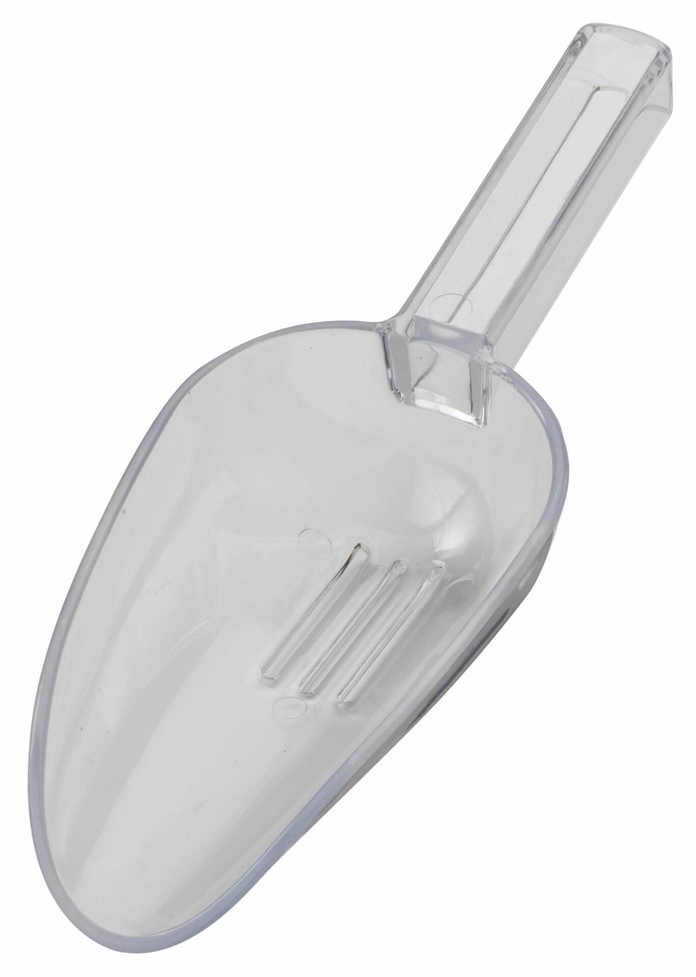 7oz Plastic Drainer Scoop - Clear