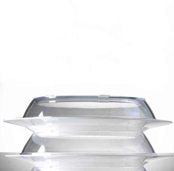 Clear Polycarbonate Plate Cover 22cm x 12