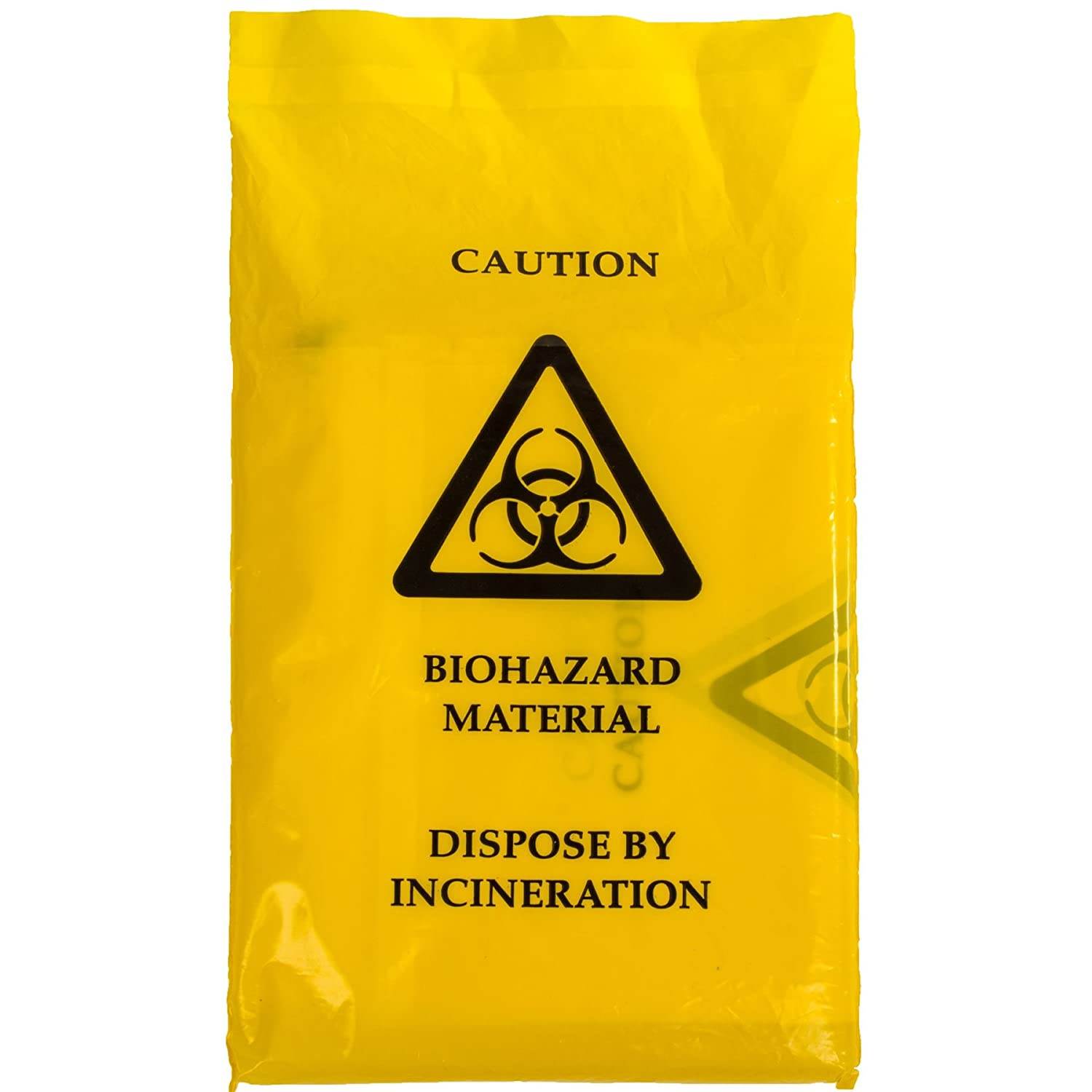 Bio Hazard Plastic Bags (Pack of 50)