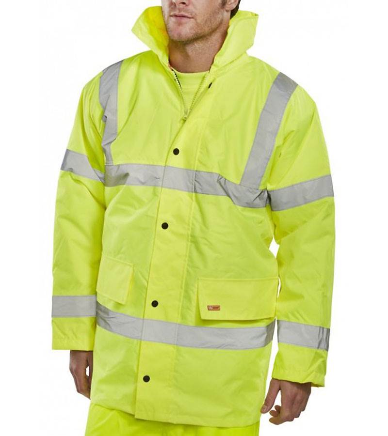 BEESWIFT YELLOW TRAFFIC/CONSTRUCTOR JACKET LARGEBS-CTJENGL