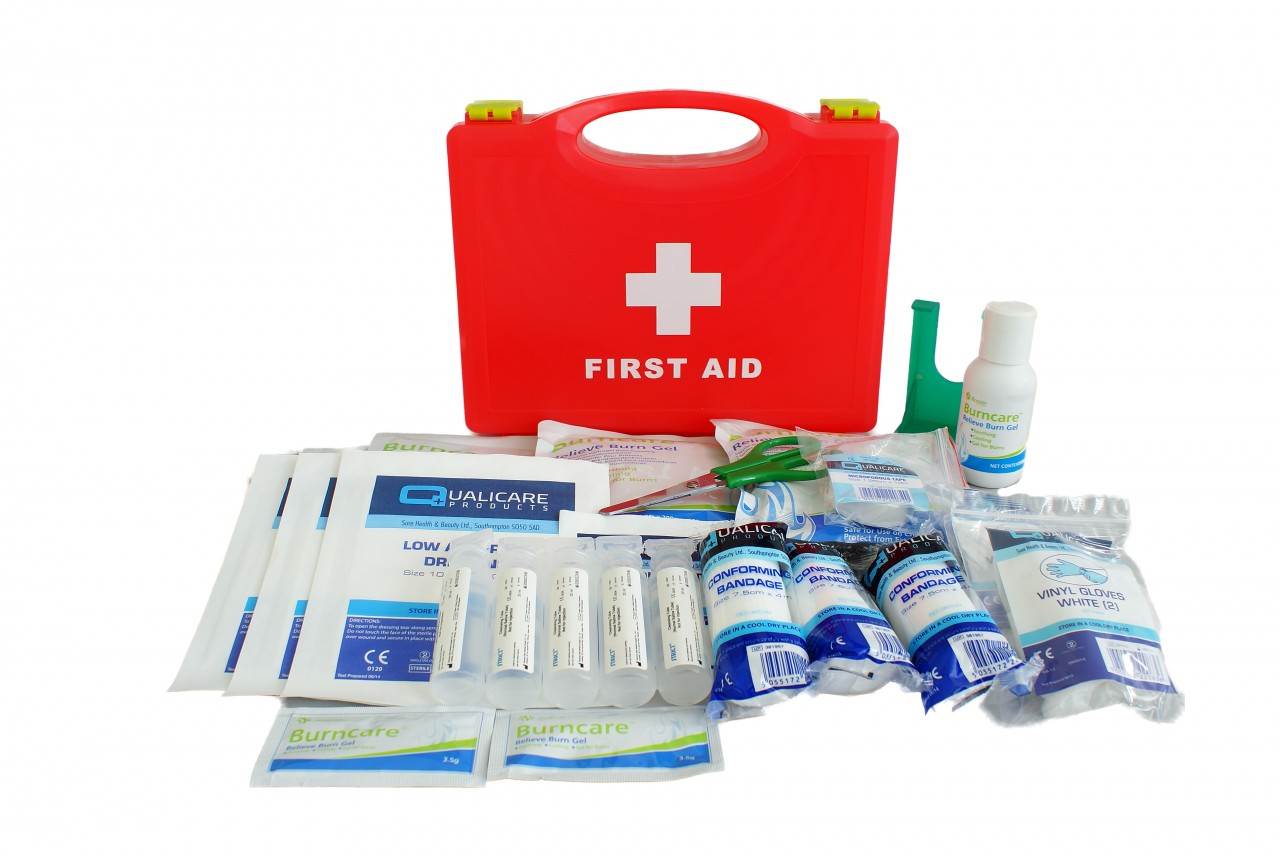 SURE HEALTH FIRST AID KIT - BURNS. BURNSKIT