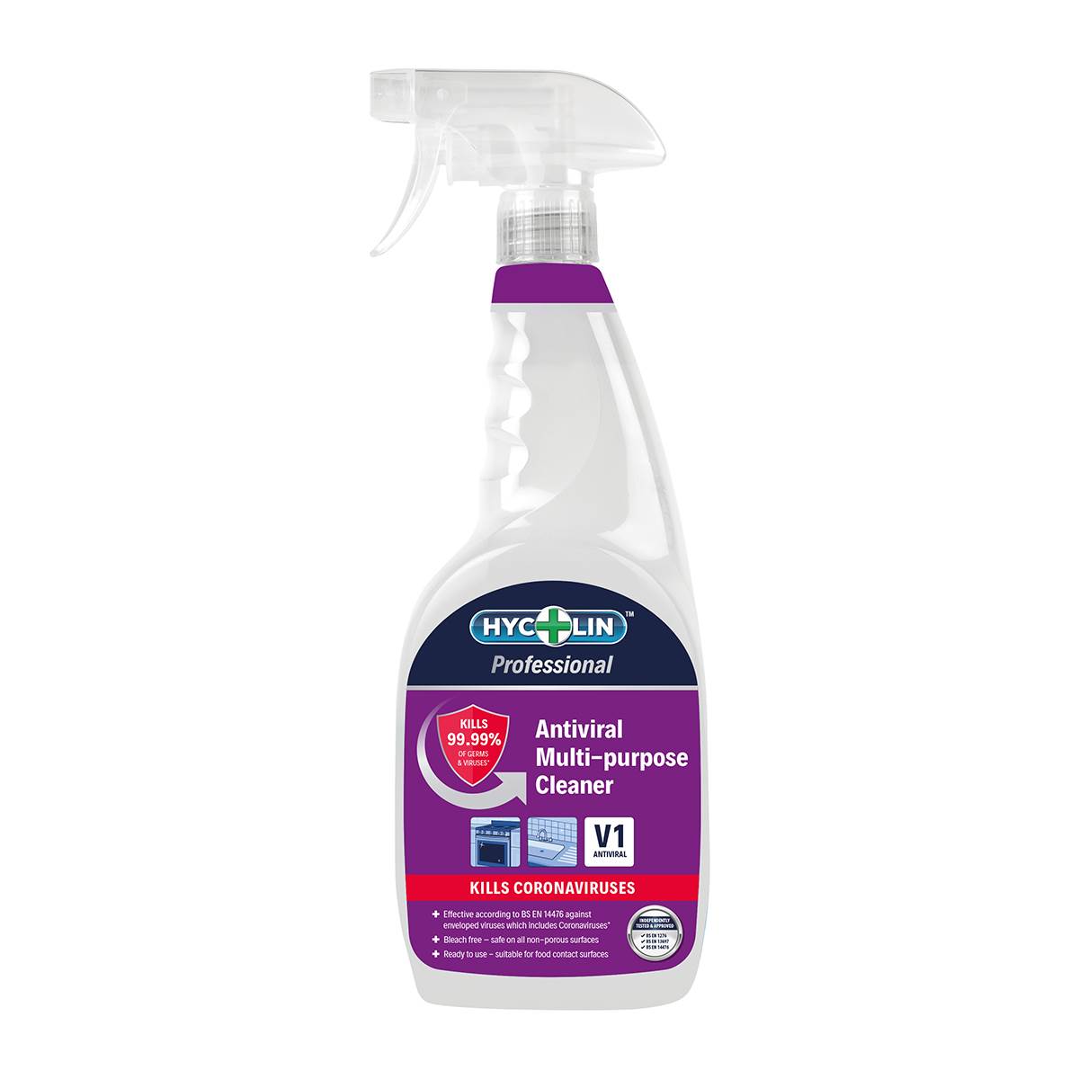 V1 Antiviral Disinfectant Spray, 6x 750ml