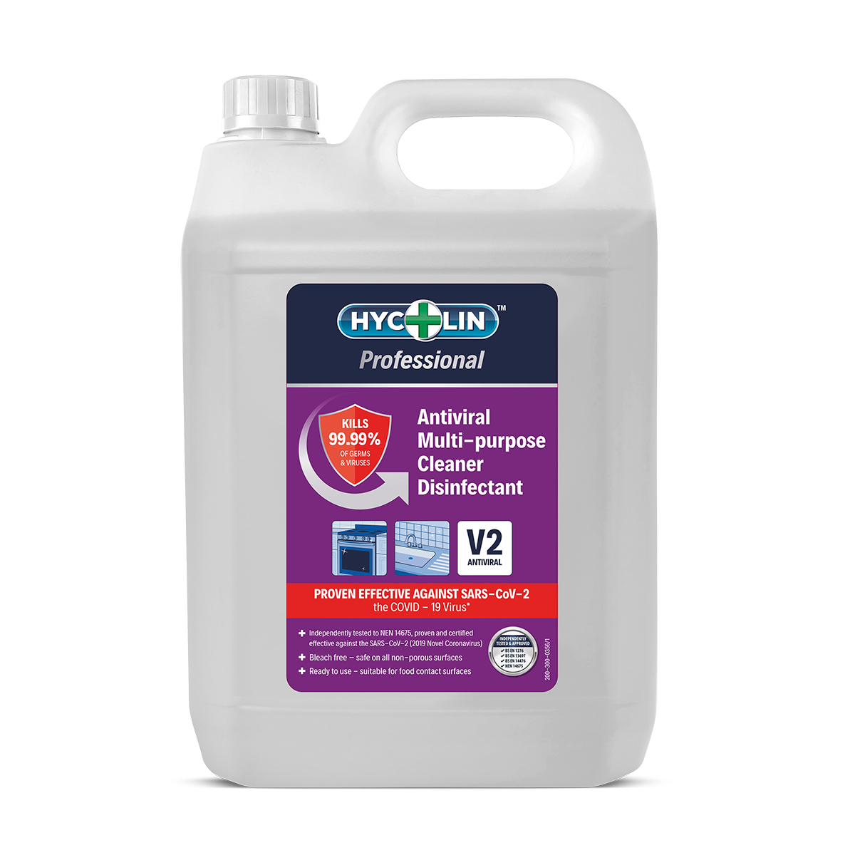 V2 Antiviral Disinfectant Spray, 5 Litre