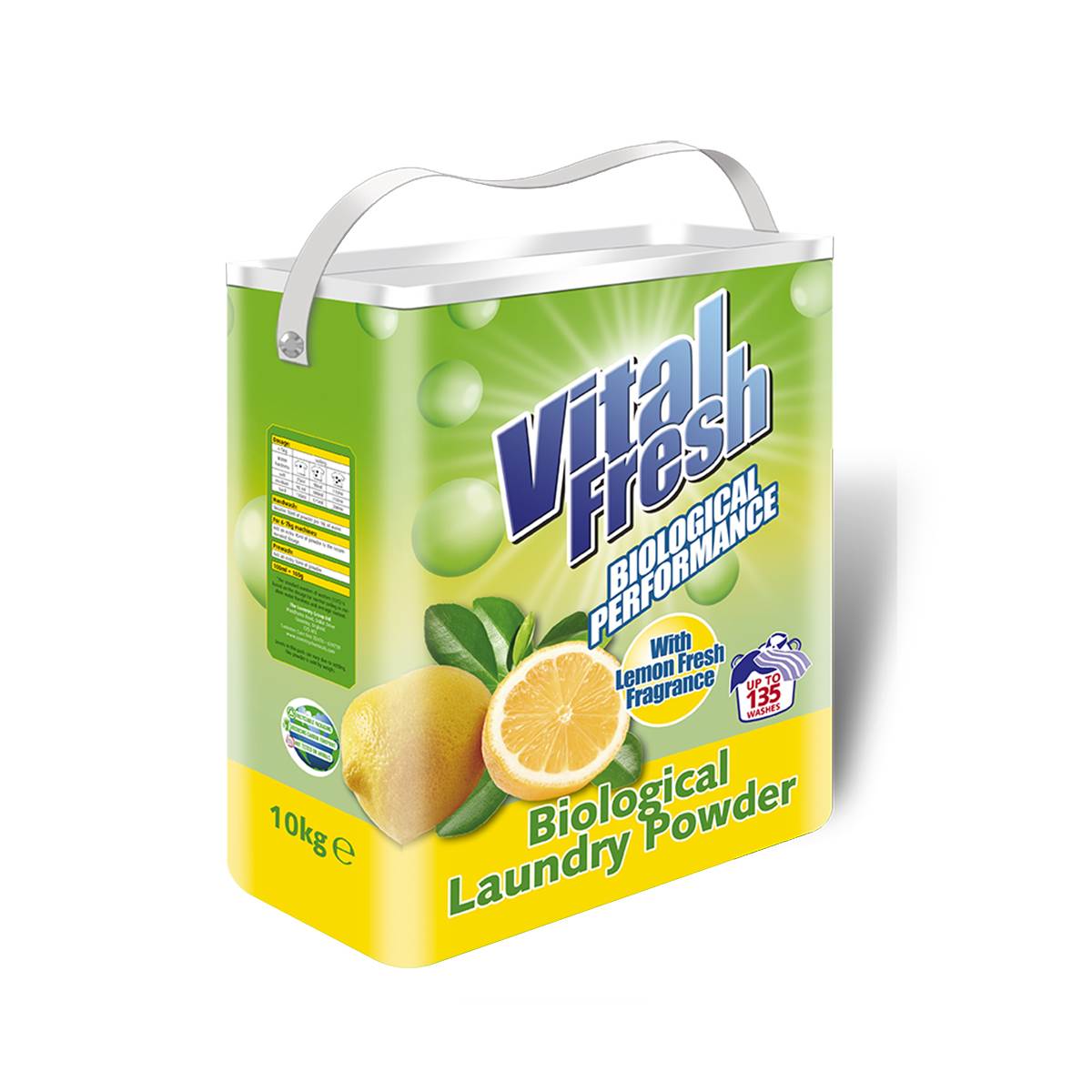 Vital Fresh Professional Laundry Powder 10kg, 135 Washes