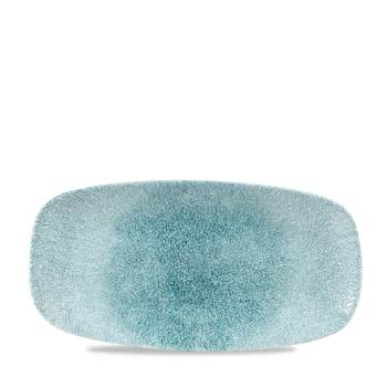 Churchill Raku Jade Green Oblong Plate 15.3 x 29.8cm x 12