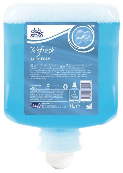 Deb Azure Foam Hand Wash 1Litre SINGLE