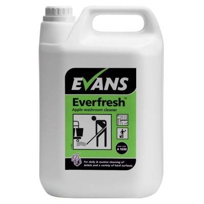 Evans Everfresh Apple Toilet Cleaner, 5 litre A103