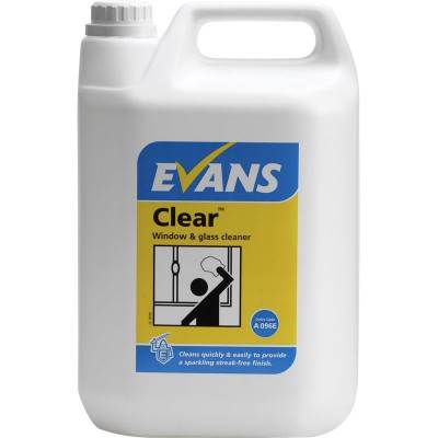 EV A096 Clear Window Cleaner Refil 5 Litre