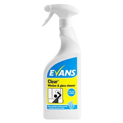 EV A096 Clear Window Cleaner RTU 750ml Trigger