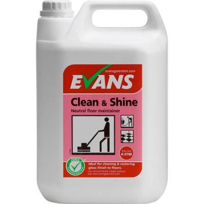 EVANS A078 CLEAN & SHINE FLOOR CARE MAINTAINER 5 LITRE