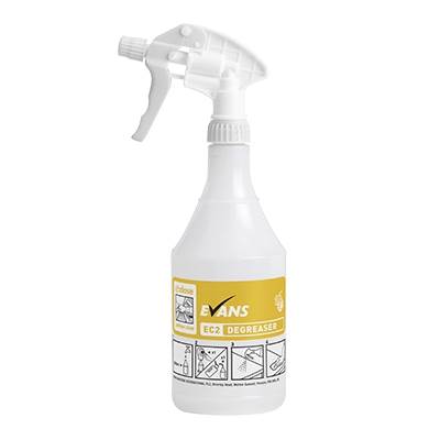 Evans EC2 D006 Degreaser 750ml Empty Trigger Bottle Sprayer