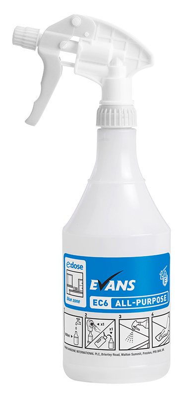 Evans EC6 All-Purpose Cleaner Empty Bottle - 750ML (D008AEV6)