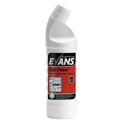 Evans Epic Power Toilet Cleaner 6x1Litre