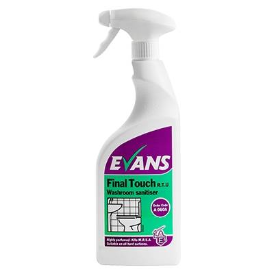 Evans A060 Final Touch Washroom Sanitizer 750ml Trigger