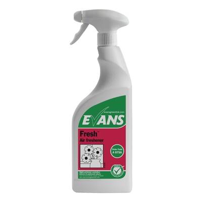 Evans A075 Fresh Air Freshener, 750ml Trigger, Odour Neutralliser, Wild Berry