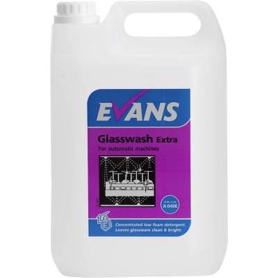Evans A048 Glass-Wash Extra Ideal for hard water areas, 5 Litres