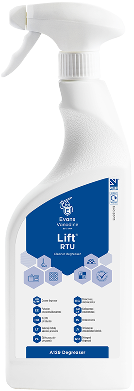 Evans Lift Unperfumed Heavy Duty Degreaser - 750ML (A129AEV)