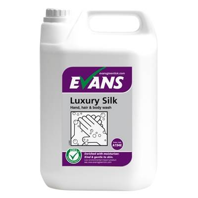 Evans A194 Luxury Silk White Hand Wash 5 Litre