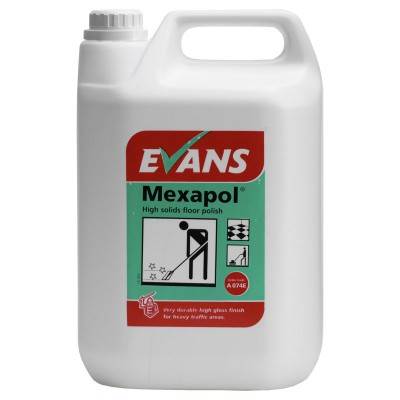 Evans A074 Mexapol Floor Polish 5 Litre, 21%