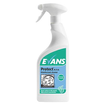 Evans A147 Protect Cleaner Disinfectant 750ml Triggers Sprays