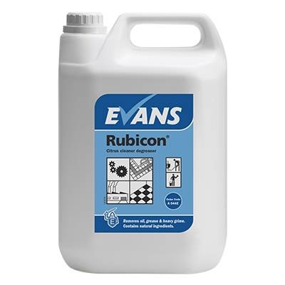 Evans A044 Rubicon Oil & Grease Remover 5 Litres, Citrus Cleaner Degreaser