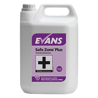 Evans A006 Safe Zone Plus Virucidal Clnr 5 Litres