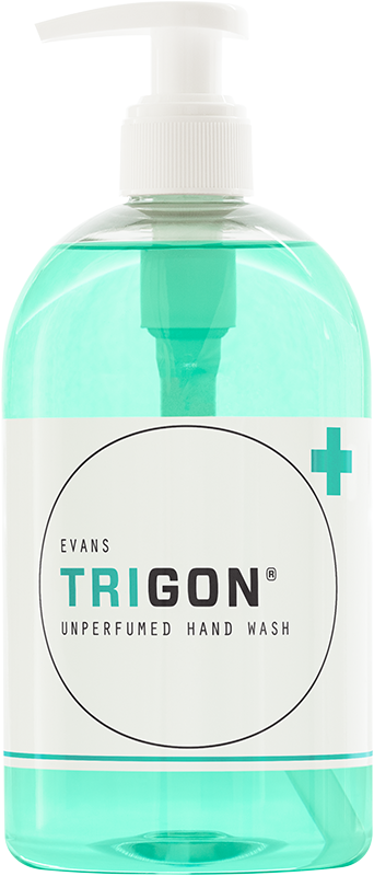 Evans Trigon Unperfumed Hand Wash - 6 x 500ML (A050FEV)