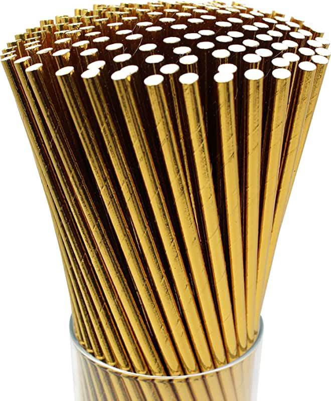 Utopia GOLD Paper Straws x 250