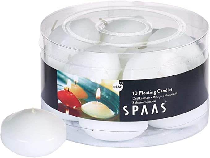 SPAAS Floating Candles Ivory 10x12
