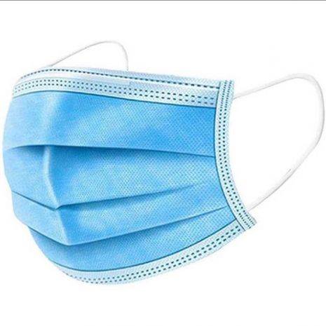 50x 3ply Blue Disp. Face Masks MEDICAL