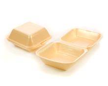 HB10 Gold Burger Boxes with Hinged Lid x 250