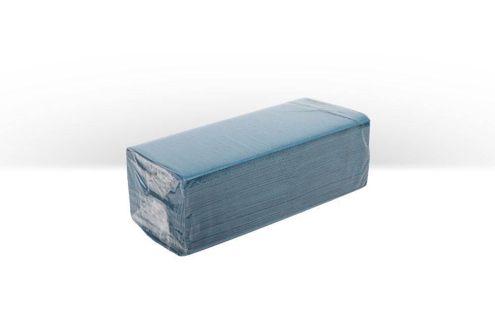 HTBI1360 V-Fold Blue 1 ply Hand Towels, 3600 per box