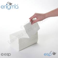 Z-Fold Hand Towels, White 2ply x 3200 (24 x 21.5cm), Selpak 7900215