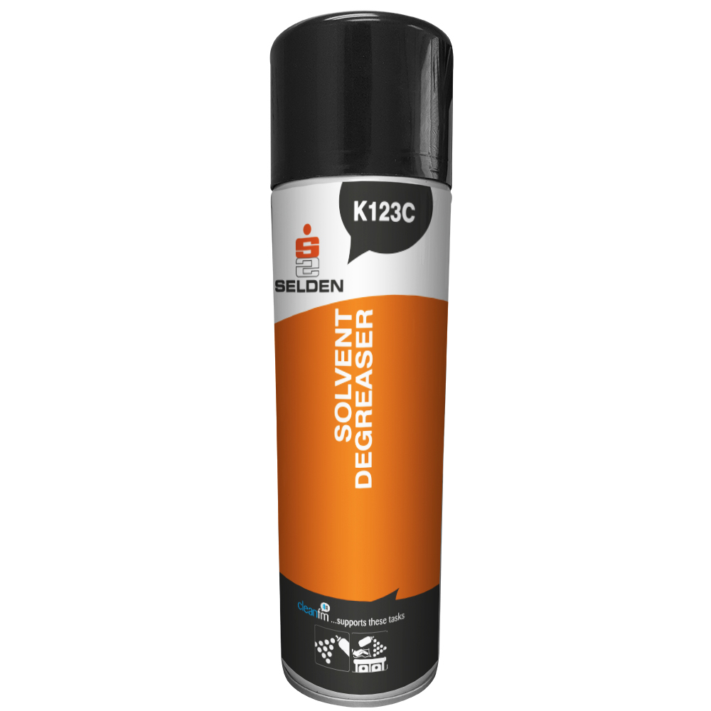 SELDEN K123C, SOLVENT DEGREASER SPRAY, 480ML