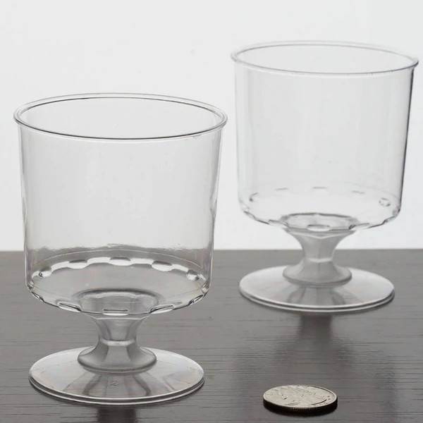 PLASTIC WINE GLASS 6oz/175ml x 144P-W16