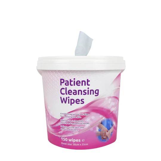 Patient Cleansing Wipes 150 Sheet x 4 Tubs