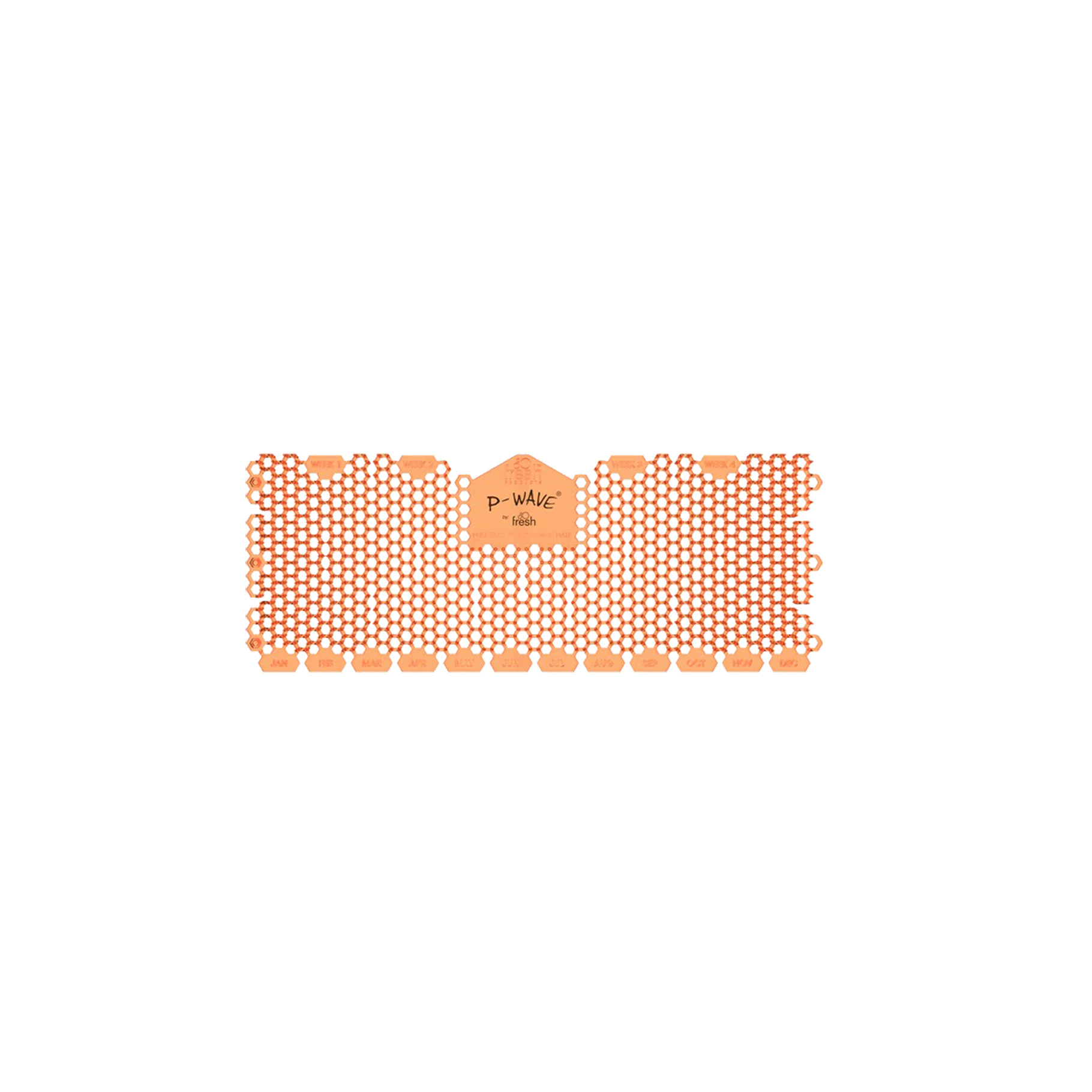 P-Wave Trough Urinal Screen - Mango (Pack of 6)