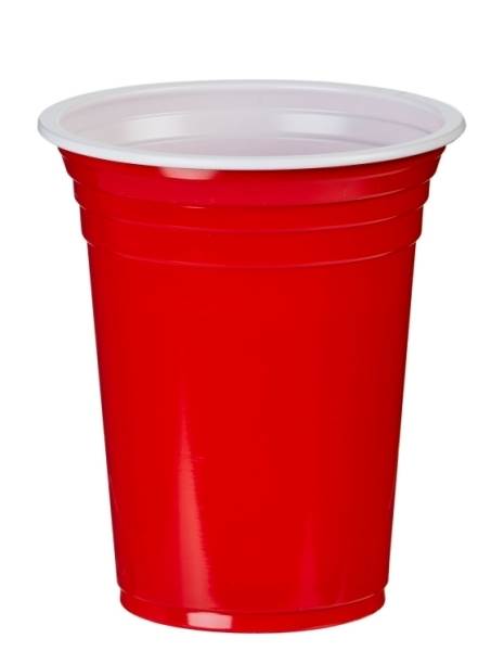 DISPO 12oz RED PARTY CUPS x 1000P/CUP-RED12