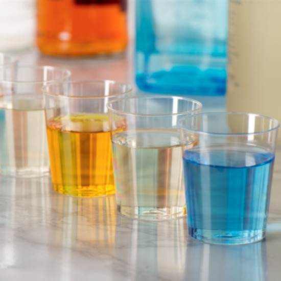 PLASTIC SHOT GLASSES 60ml 40 PACKS OF 50P/CUPSHOT60