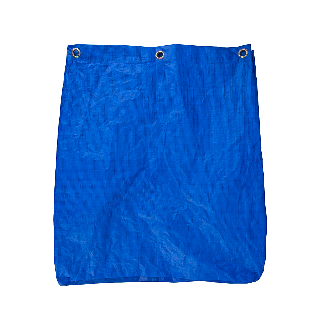 Robert Scott Lightweight Blue Vinyl Folding Waste Bag - 205 Litre
